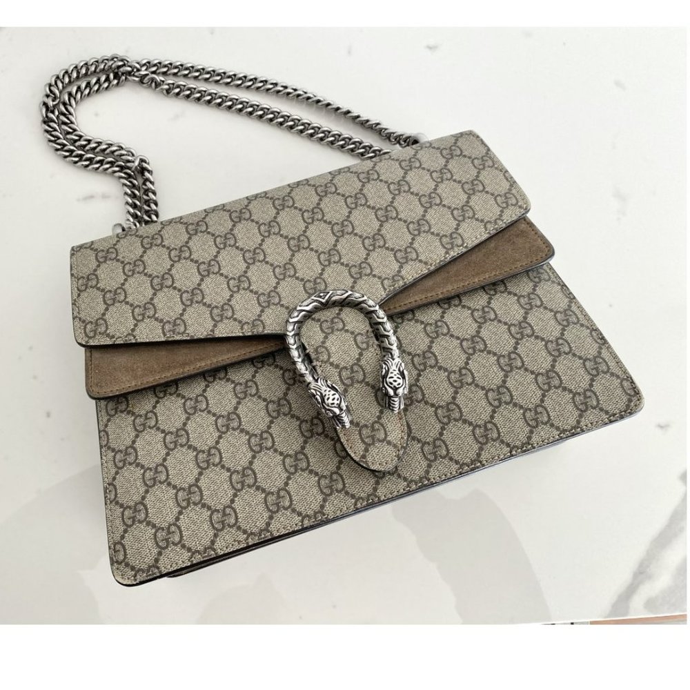 Gucci Dionysus GG Supreme Medium Shoulder Bag $2,980